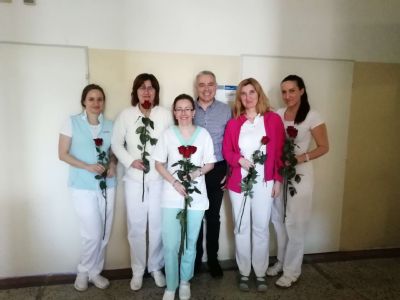 Vedenie zlatomoraveckej nemocnice si uctilo sviatok všetkých žien