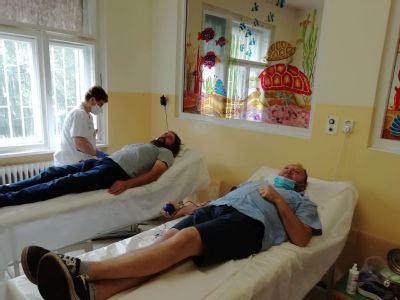 V Nemocnici Zlaté Moravce sa dnes uskutočnilo ďalšie úspešné darovanie krvi